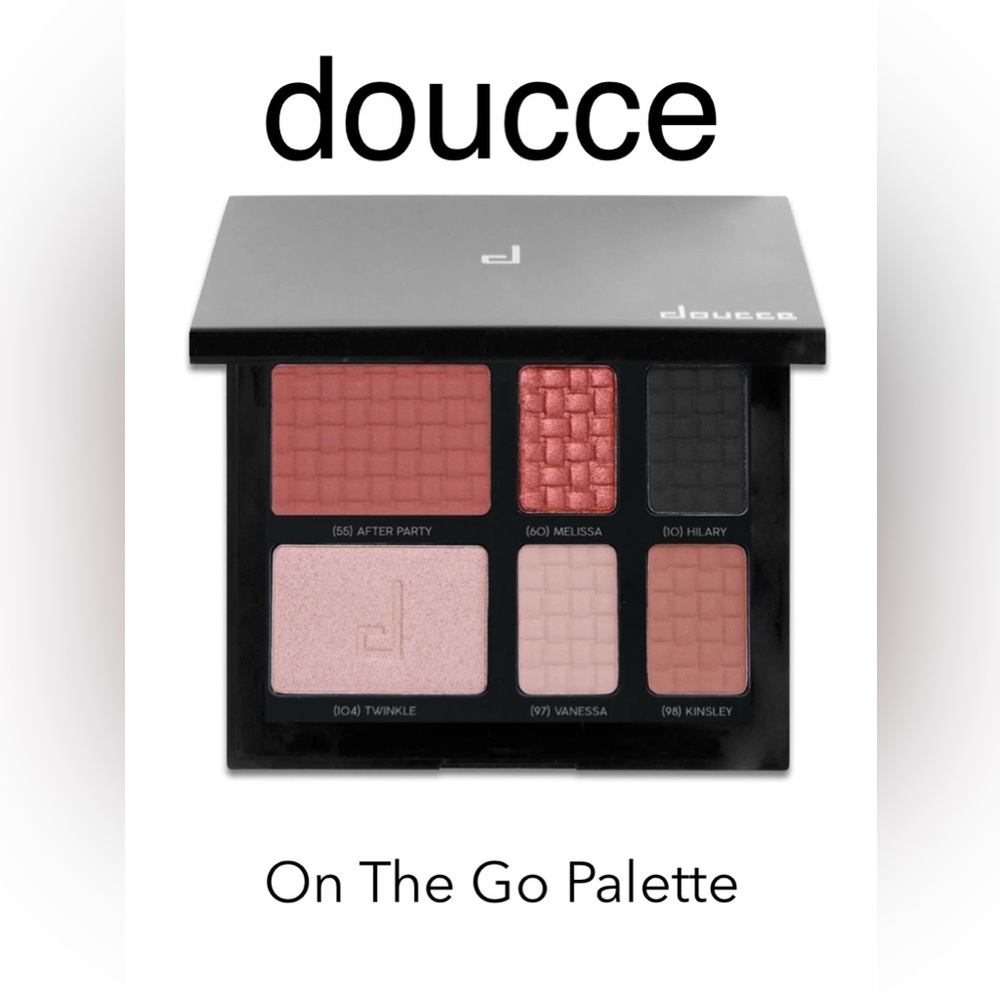 NWT Doucce Eyeshadow/Highlighter/Blush On The Go Palette - GREAT REDUCED PRICE